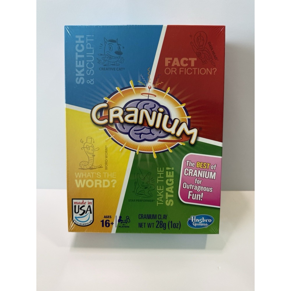 Cranium Board Game Hasbro Complete Party Game Sealed New Family Game Night